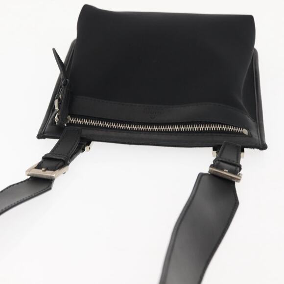 GUCCI Shoulder Bag Canvas Leather Black - Picture 6 of 12